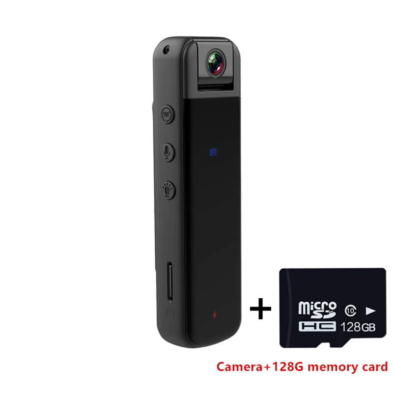 1080P HD Night Vision Mini WiFi Camera - Perfect for Sports, Outdoor Adventures, and Law Enforcement Recording