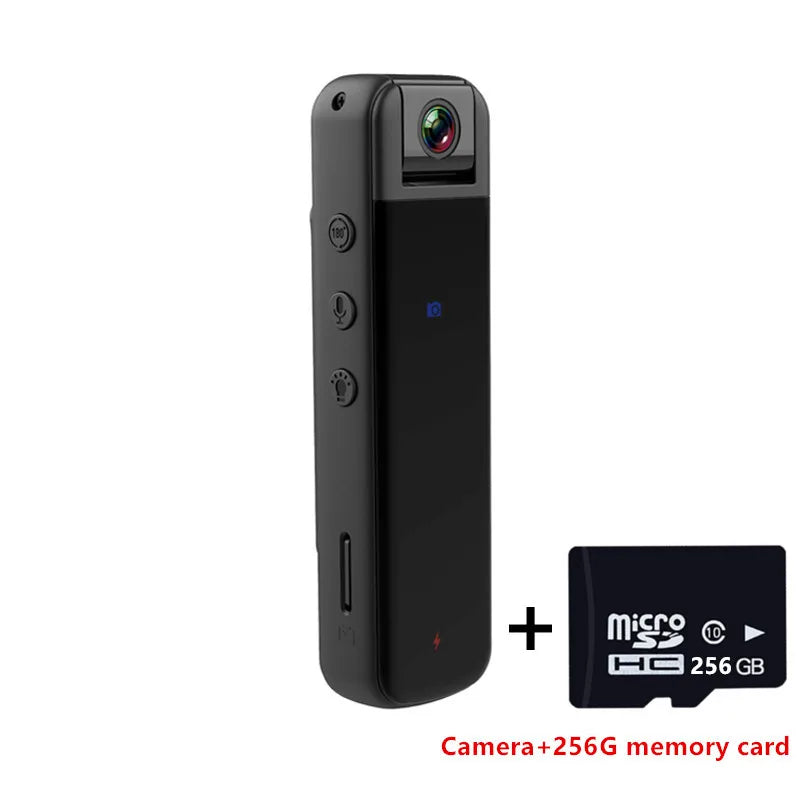 1080P HD Night Vision Mini WiFi Camera - Perfect for Sports, Outdoor Adventures, and Law Enforcement Recording