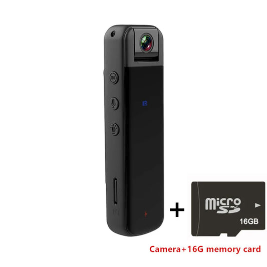 1080P HD Night Vision Mini WiFi Camera - Perfect for Sports, Outdoor Adventures, and Law Enforcement Recording